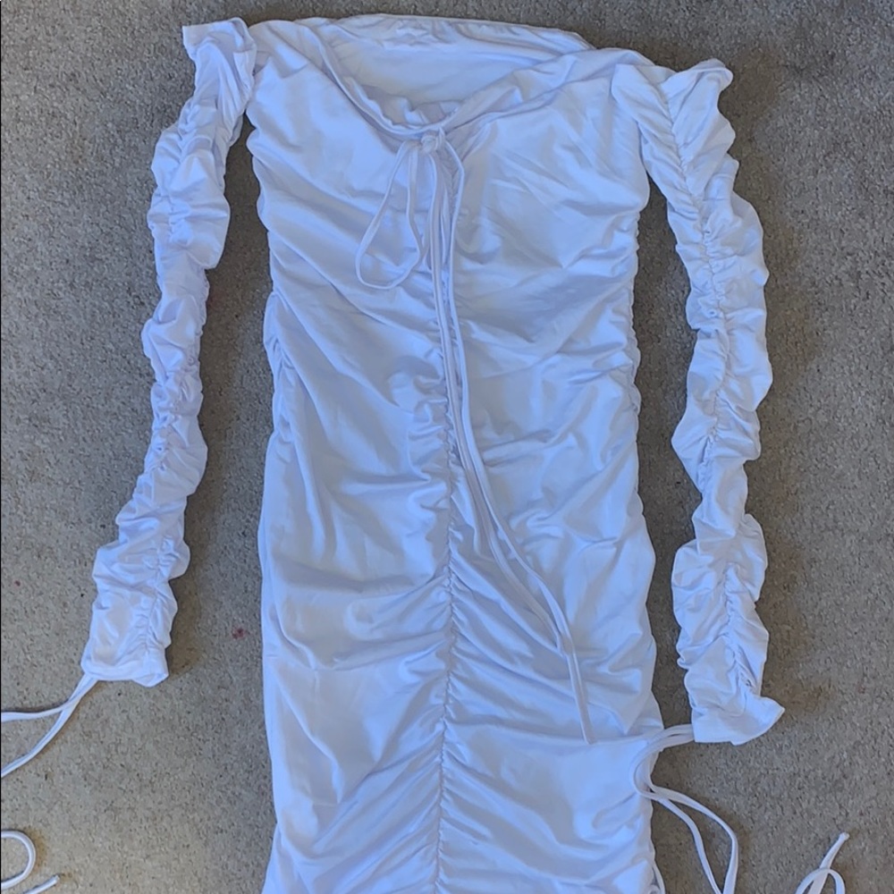 Ruched bodycon dress